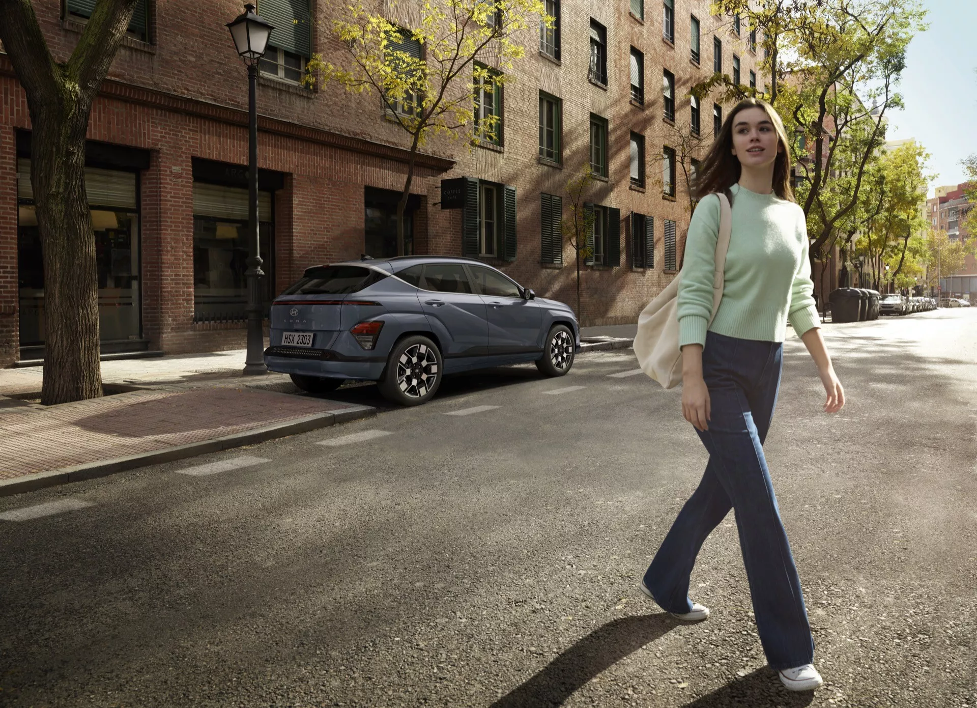 Hyundai Kona 2023, 2e génération, présentant un design moderne, des fonctionnalités de sécurité avancées et des capacités de performance améliorées en haute résolution