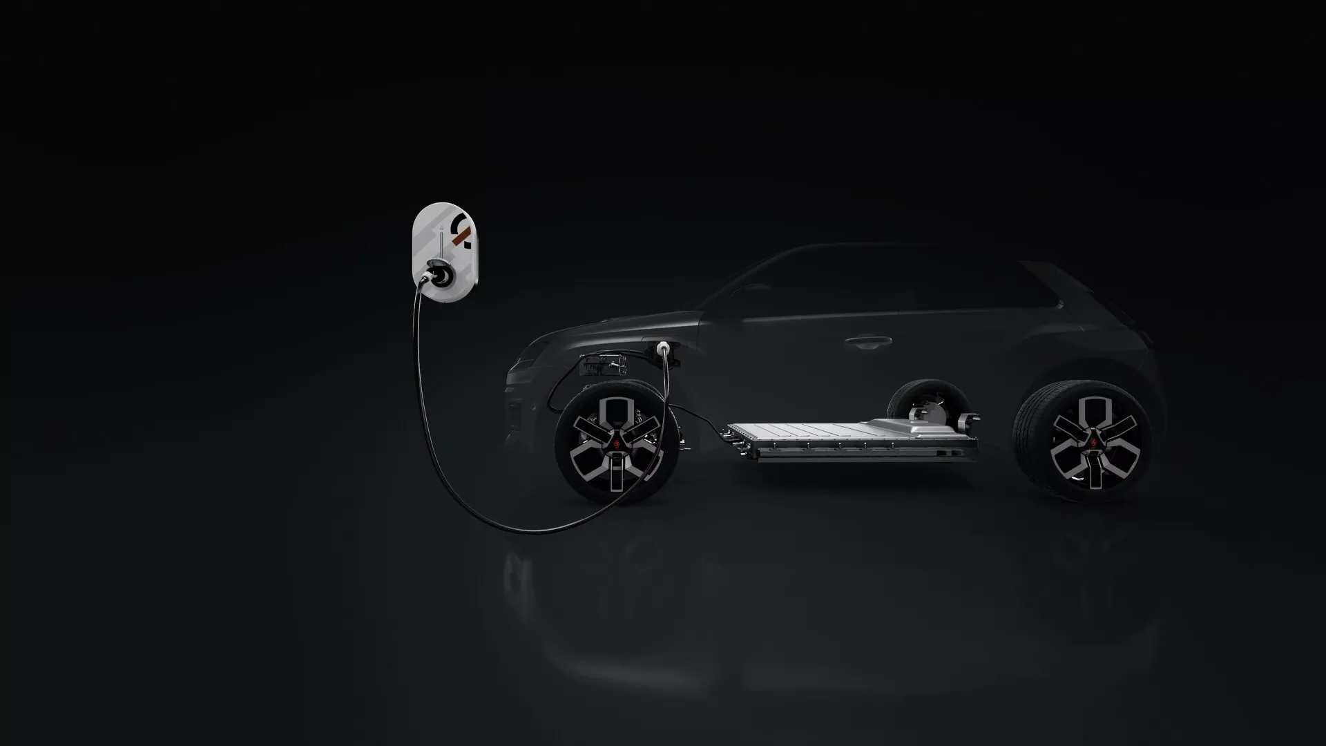 Vue de profil de la Renault R5 2024 (III) présentant un design moderne et la capacité de charge électrique